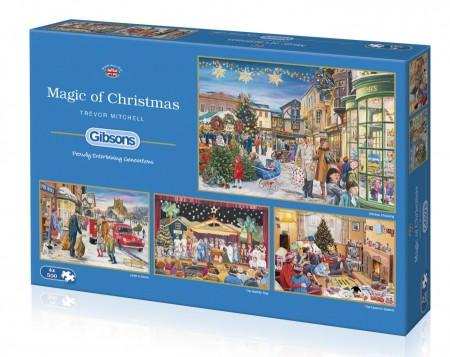 Puzzel Magic of Christmas (4 x 500st)