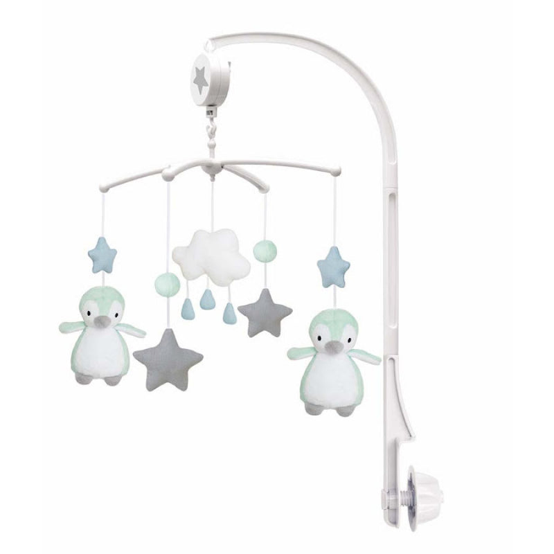 Muziekmobile met arm (pinguin)