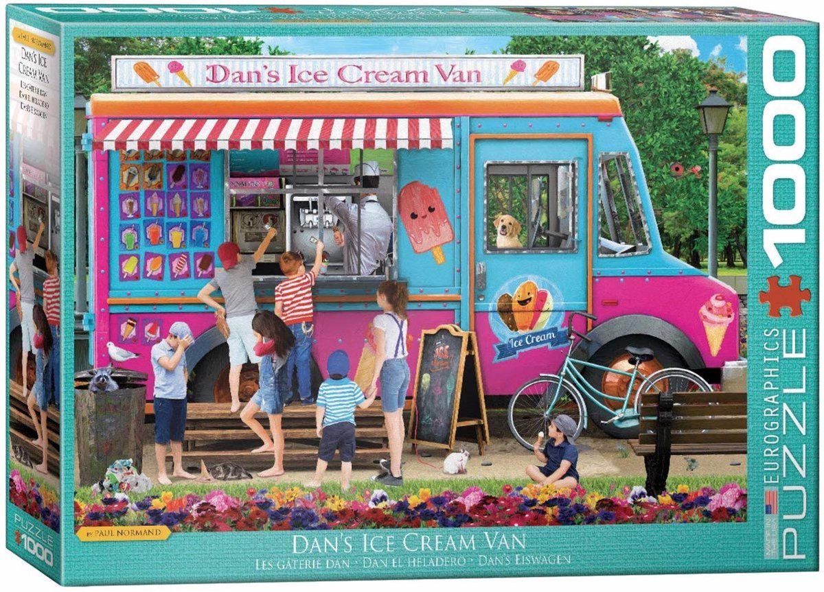 Eurographics puzzel Dan's Ice Cream Van (1000 st)