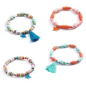 Do it yourself - Paper beads and bracelets to create