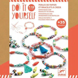 Do it yourself - Paper beads and bracelets to create