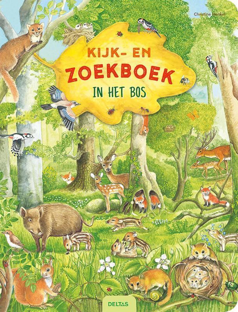 Kijk- en zoekboek - in het bos