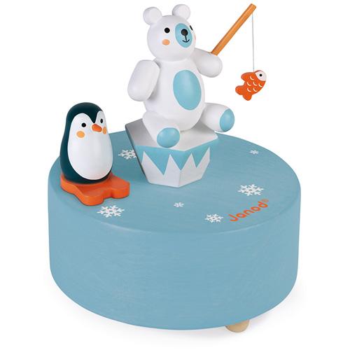 Janod Muziekdoosje - Pinguin