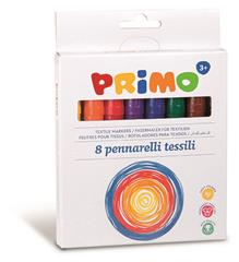 PRIMO - 8 Textiel viltstiften in doos