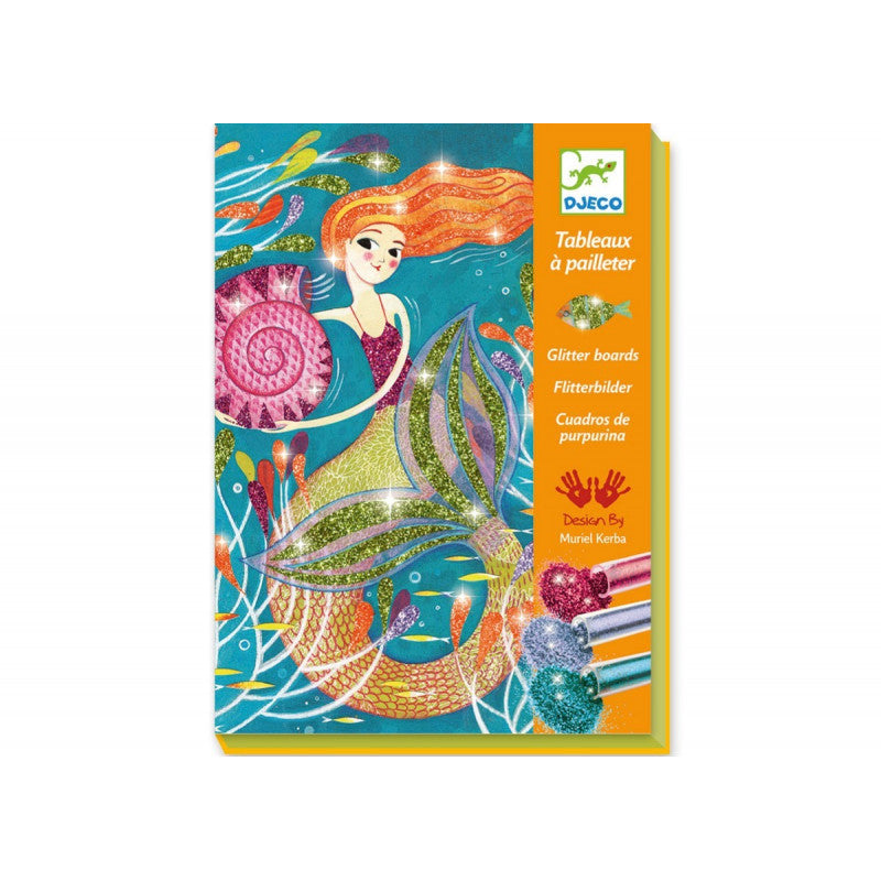 Glitterschilderijen - Het licht van de zeemeerminnen